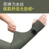 Men's loose ice sleeve B20 ice silk cool sun protection sleeve cover breathable and UV-resistant for driving and outdoor cycling Application Scenario